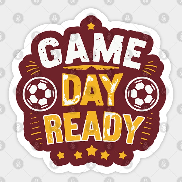 Game Day Ready: Soccer Sticker by Yonbdl